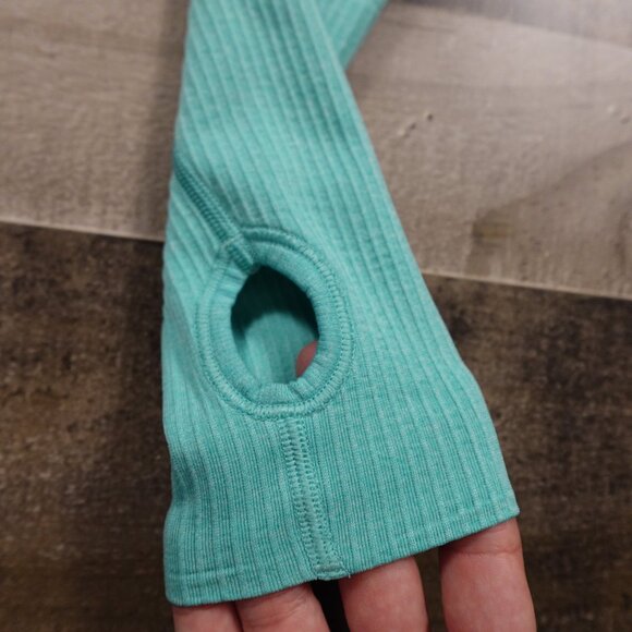 Lululemon Swiftly Tech Long Sleeve Crew Women’s Size 4 Mint Green Seamless Run - Picture 5 of 12